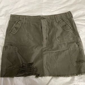 Army Green AE skirt